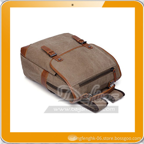 Vintage College Backpack School Bookbag Canvas Laptop Backpack